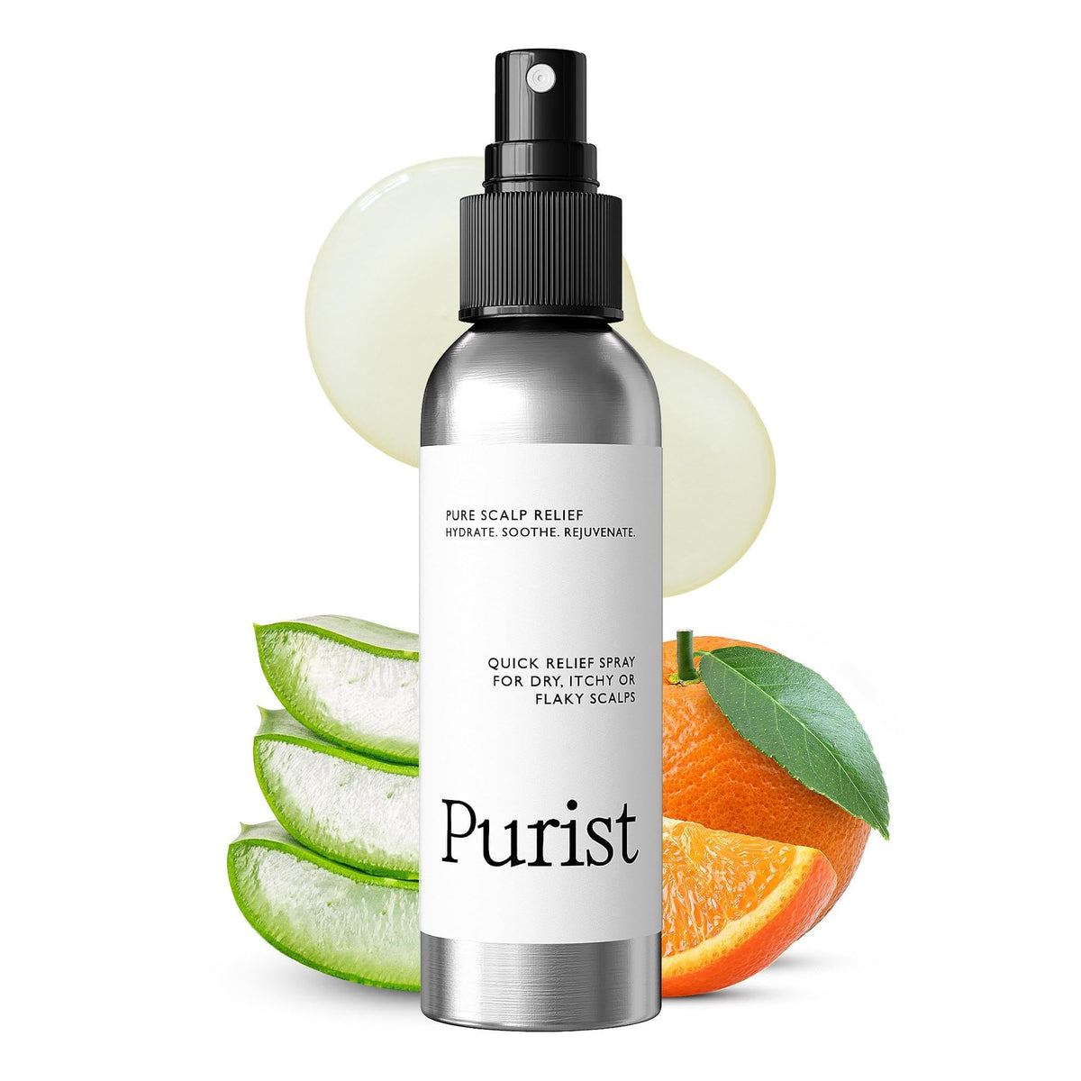 Purist Dandruff Spray - Leave-In Itchy, Dry Scalp Treatment - Hydrating, Lightweight, Soothing Scalp Moisturizer - Scalp Care Spray for Dryness,