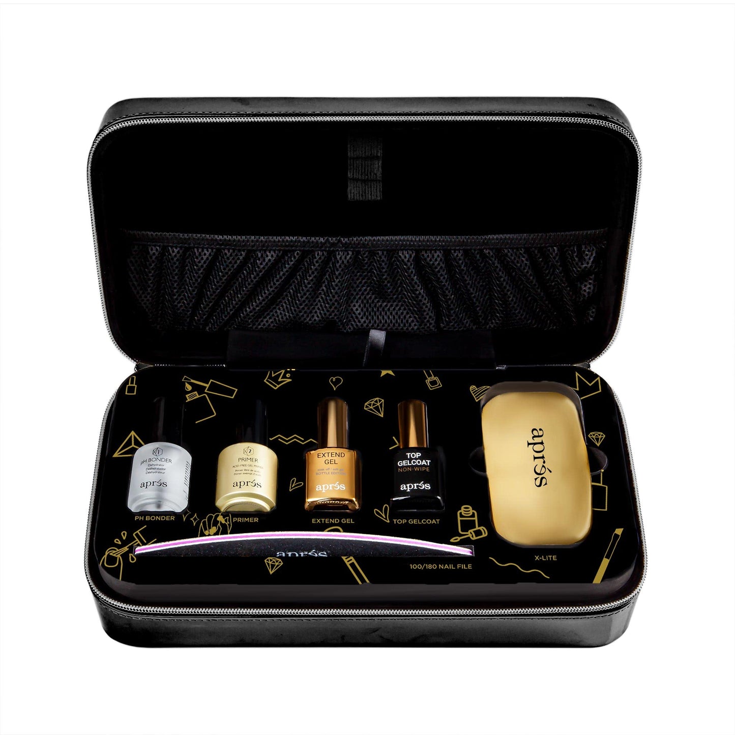 Apres Nail Gel-X Nail Extension Kit & Natural Round Short Box of Tips | Bundle Set | 500 Gel-X Tips | Premium Quality | 10 Sizes 0-9 | No Size 00 Beauty & Personal Care APRÉS