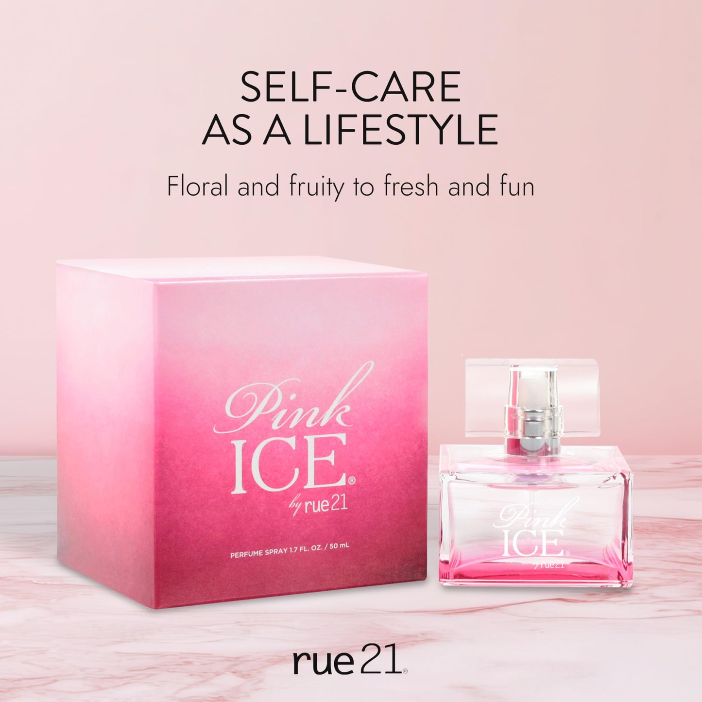 Rue 21 Pink Ice Eau De Parfum Women's Perfume Spray - 1.7 fl oz | 50 ml Beauty & Personal Care Rue 21