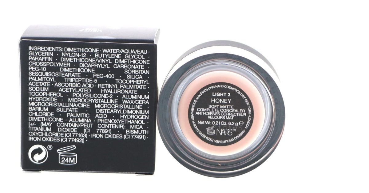 Nars Soft Matte Complete Concealer - # Honey (light 3) -6.2g/0.21oz By Nars