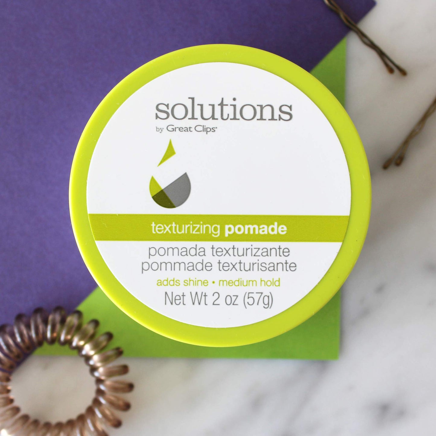 GREAT CLIPS Solutions Texturizing Pomade, 2oz |Light-to-Medium Hold Hair Styling Aid | Provides Natural Shine Beauty & Personal Care GREAT CLIPS