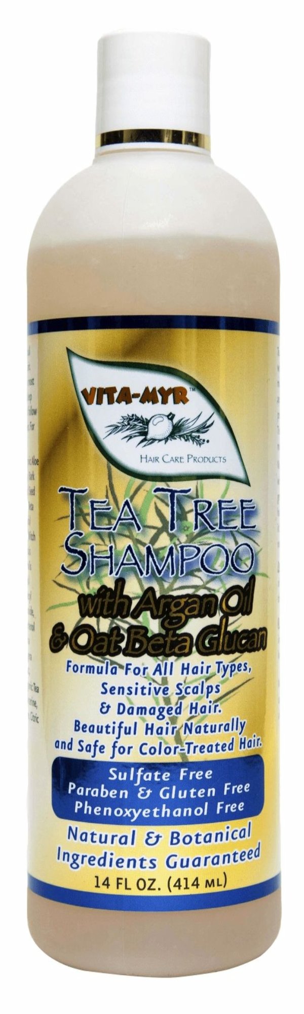 Vitamyr Tea Tree Hair Care Set 16 Oz Natural Shampoo & 16 Oz Natural Conditioner Botanical Ingredients Vegan & Gluten Free Safe & Effective for all Beauty & Personal Care VITA-MYR