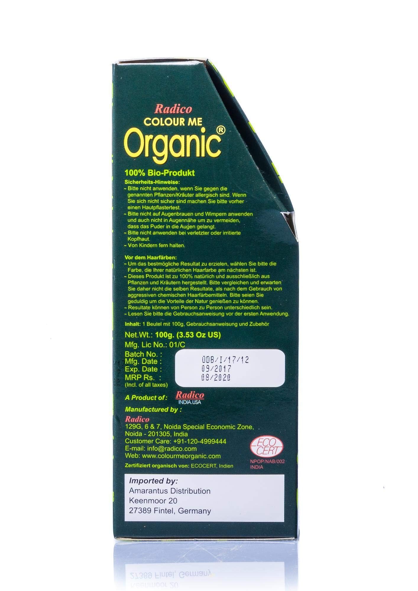 Radico Colour Me Organic (Dark Brown) Beauty & Personal Care Radico