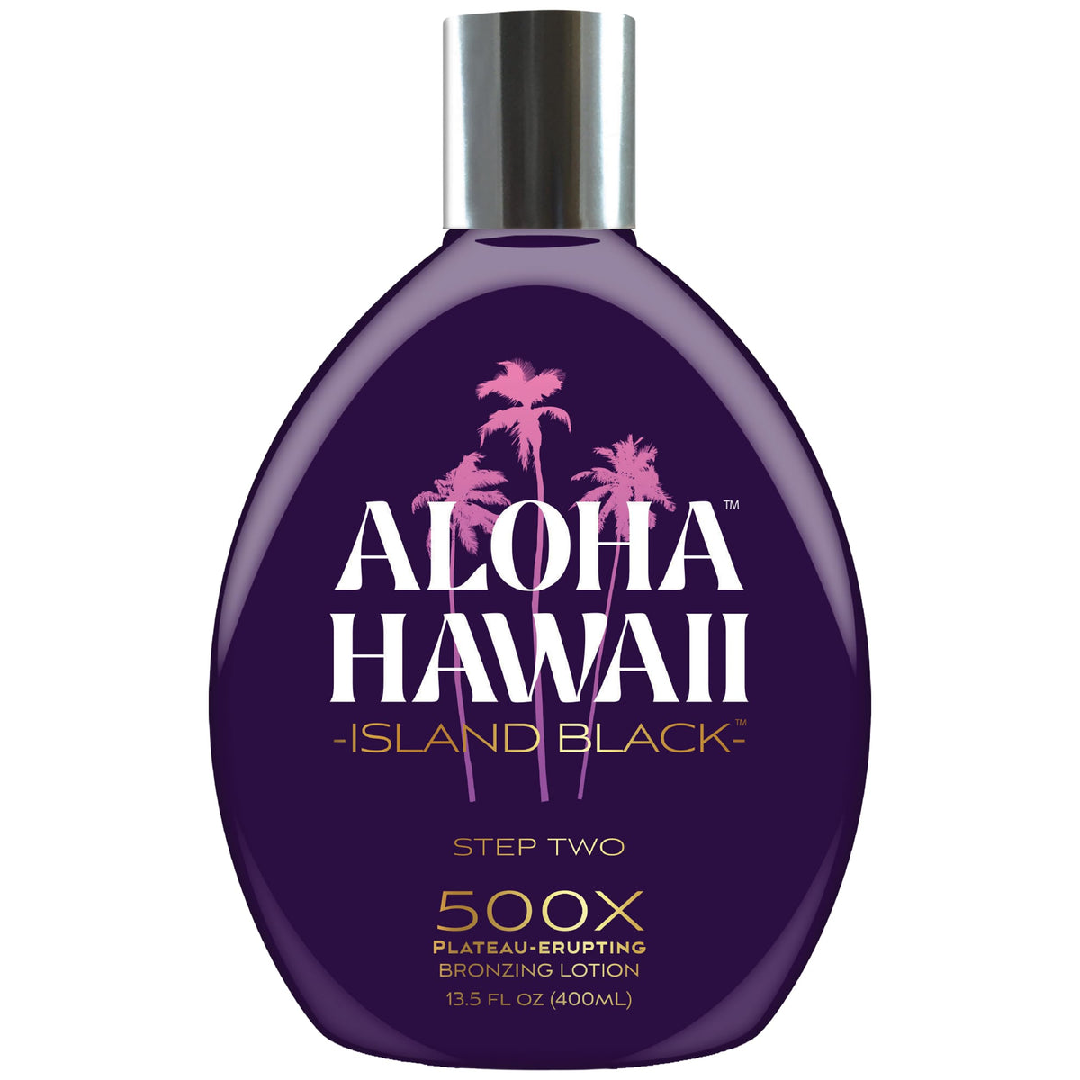 Aloha Hawaii Island Black Tanning Lotion, 500X Plateau-Erupting Bronzer with Copper Peptides, Hyaluronic Acid & Ceramides, 13.5 Fl Oz Beauty & Personal Care Brown Sugar
