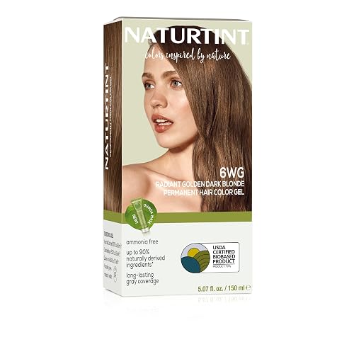 Naturtint 6WG Radiant Golden Dark Blonde Permanent Hair Color (Pack of 1), Ammonia Free, Vegan, Cruelty Free, up to 100% Gray Coverage, Long Lasting Beauty & Personal Care Naturtint