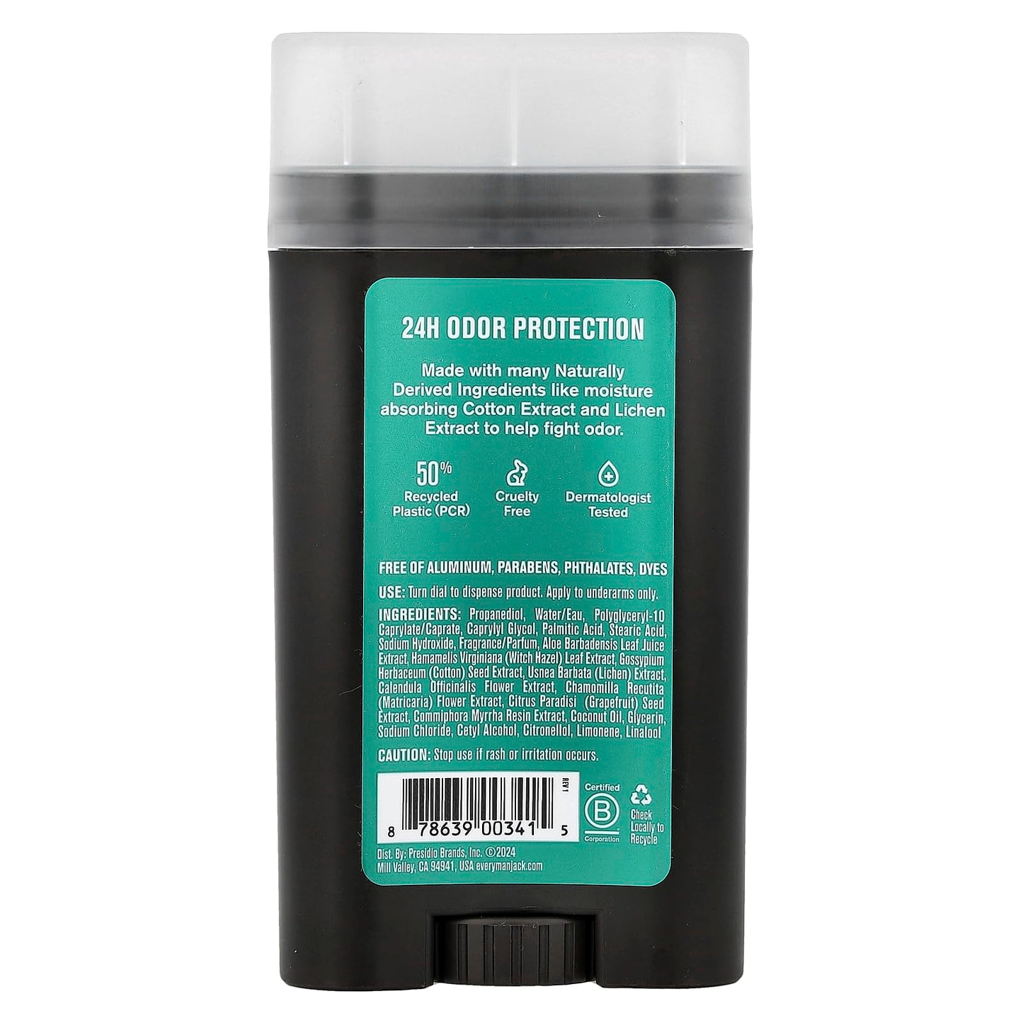Every Man Jack, Deodorant Sea Salt, 2.7 Ounce Beauty and Personal Care Every Man Jack