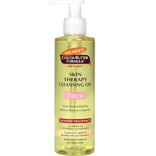Palmer's Cocoa Butter Formula Skin Therapy Cleansing Oil, Gentle Makeup Remover with Rosehip Oil and Vitamin C, 6.5 Ounce Beauty & Personal Care Palmer's