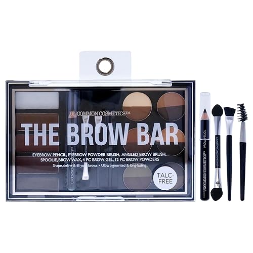 Uncommon Cosmetics The Brow Bar - All-in-One Kit with Variety of Ultra-Pigmented Shades - Eyebrow Gel, Brow Wax and 16 Brow Powders - 21 Pc Gift Set Beauty & Personal Care Uncommon Cosmetics