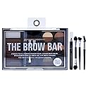 Uncommon Cosmetics The Brow Bar - All-in-One Kit with Variety of Ultra-Pigmented Shades - Eyebrow Gel, Brow Wax and 16 Brow Powders - 21 Pc Gift Set Beauty & Personal Care Uncommon Cosmetics
