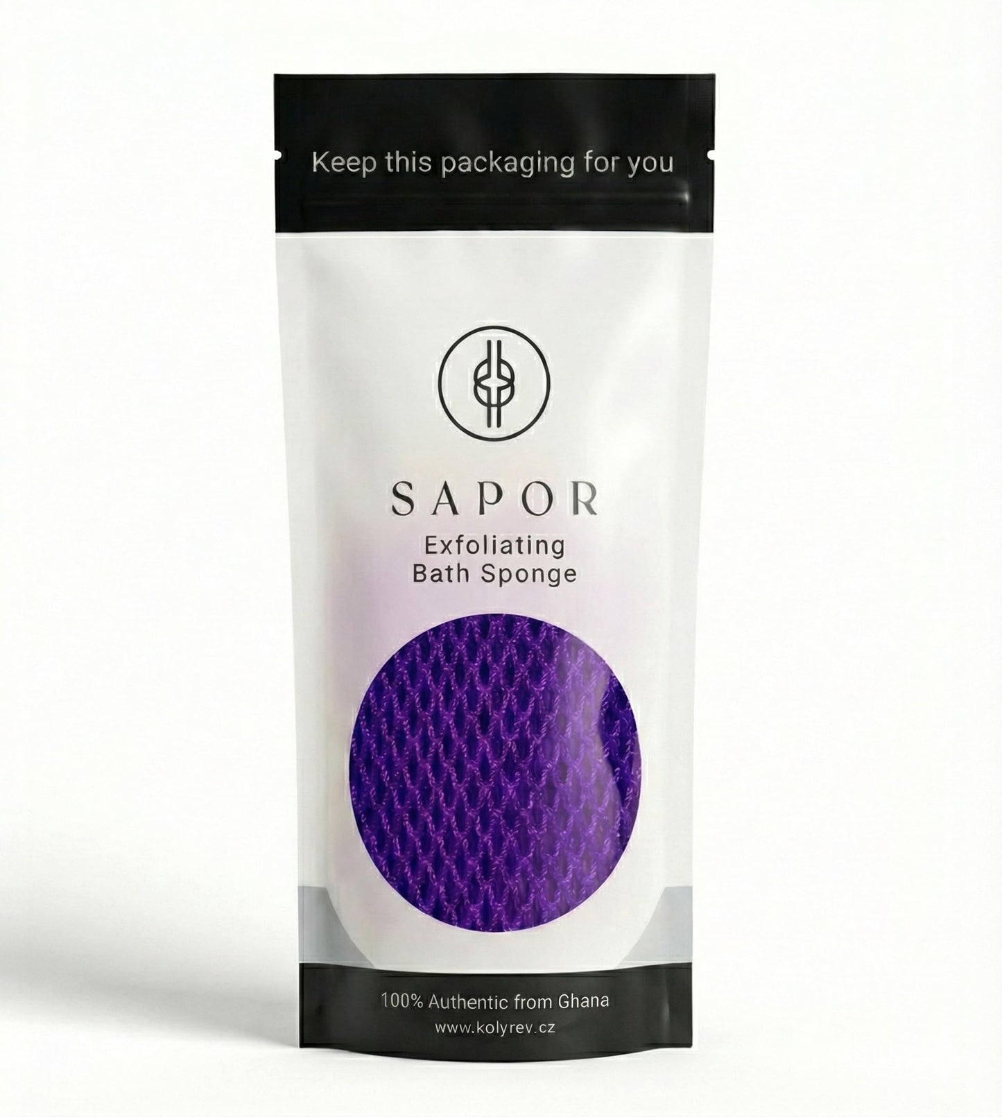 Sapor - African Sponge - Ponge Lava - African Net - Body Exfoliating Shower Sponge - Authentic Ghanaian African Exfoliating Bath Sponge by Holy Raw Beauty and Personal Care Holy Raw