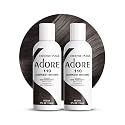 Adore Semi Permanent Hair Color (110 Darkest Brown) (2 Pack) | Vegan & Cruelty-Free Brown Hair Dye | No Ammonia, No Peroxide, No Alcohol | 4 Fl Oz Beauty & Personal Care Adore