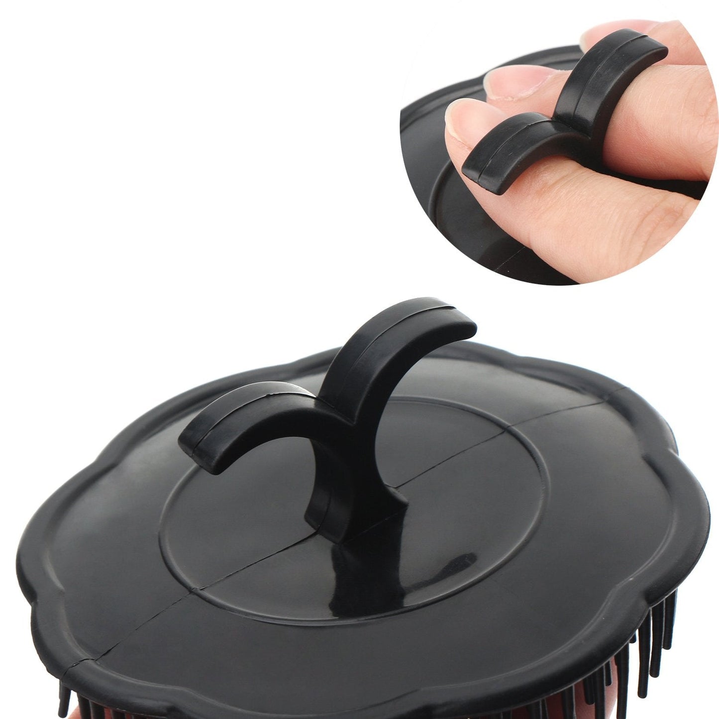 Segbeauty Mens Shampoo Brush, 4pcs Scalp Massage Brushes, Massage Hair Brush Floriated Shower Comb for Deep Cleaning Hair Men's Hand Brush Plastic Beauty & Personal Care Segbeauty