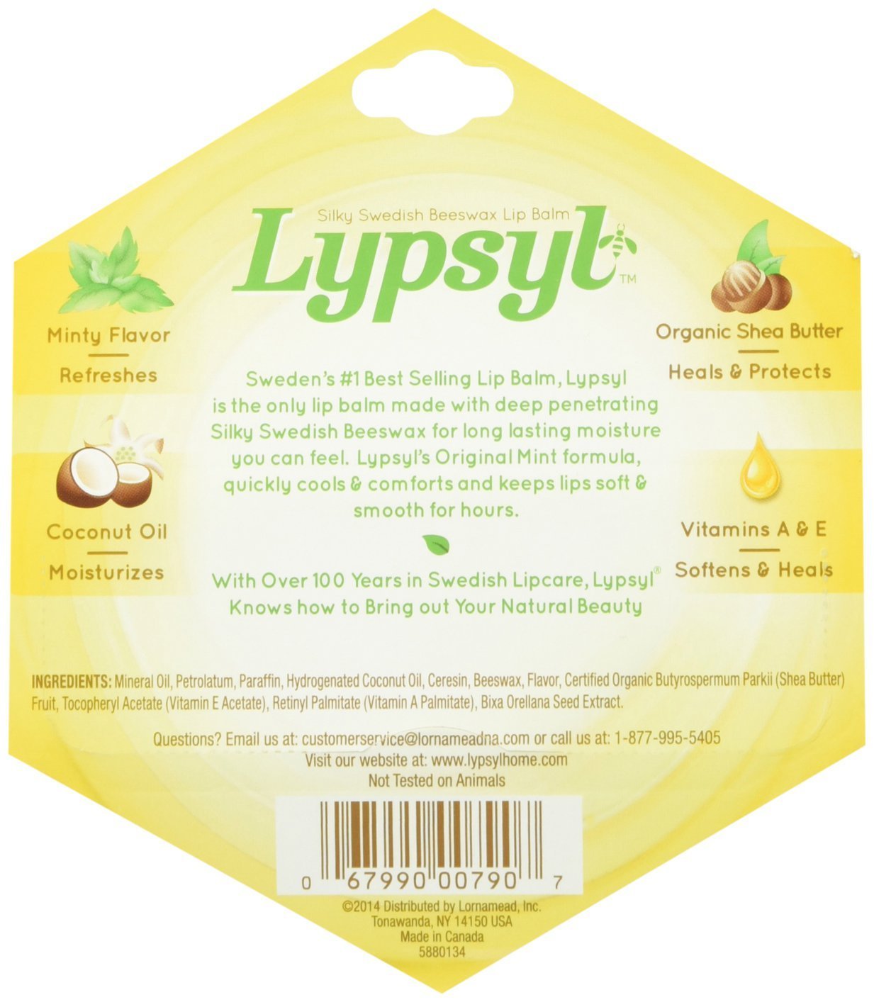 LypSyl LypMoisturizer, Original Mint, 0.1-Ounce, 2 Pack Beauty and Personal Care LypSyl