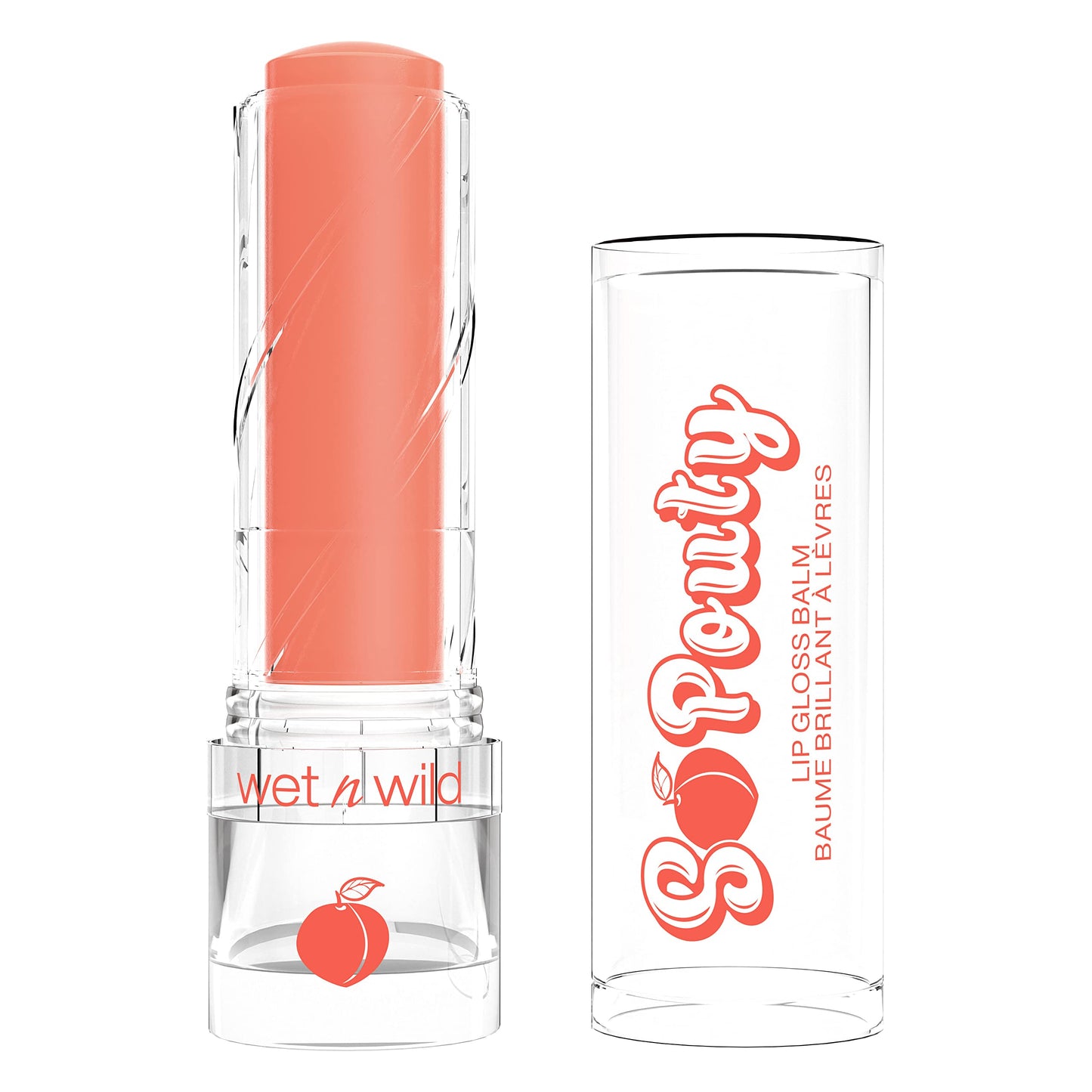 wet n wild Perfect Pout So Pouty Shine Tinted Lip Balm Peach Flavored, Hyaluronic Acid, Vegan Collagen, Moisturizing For Dry Lip Care, Pink Beauty & Personal Care wet n wild