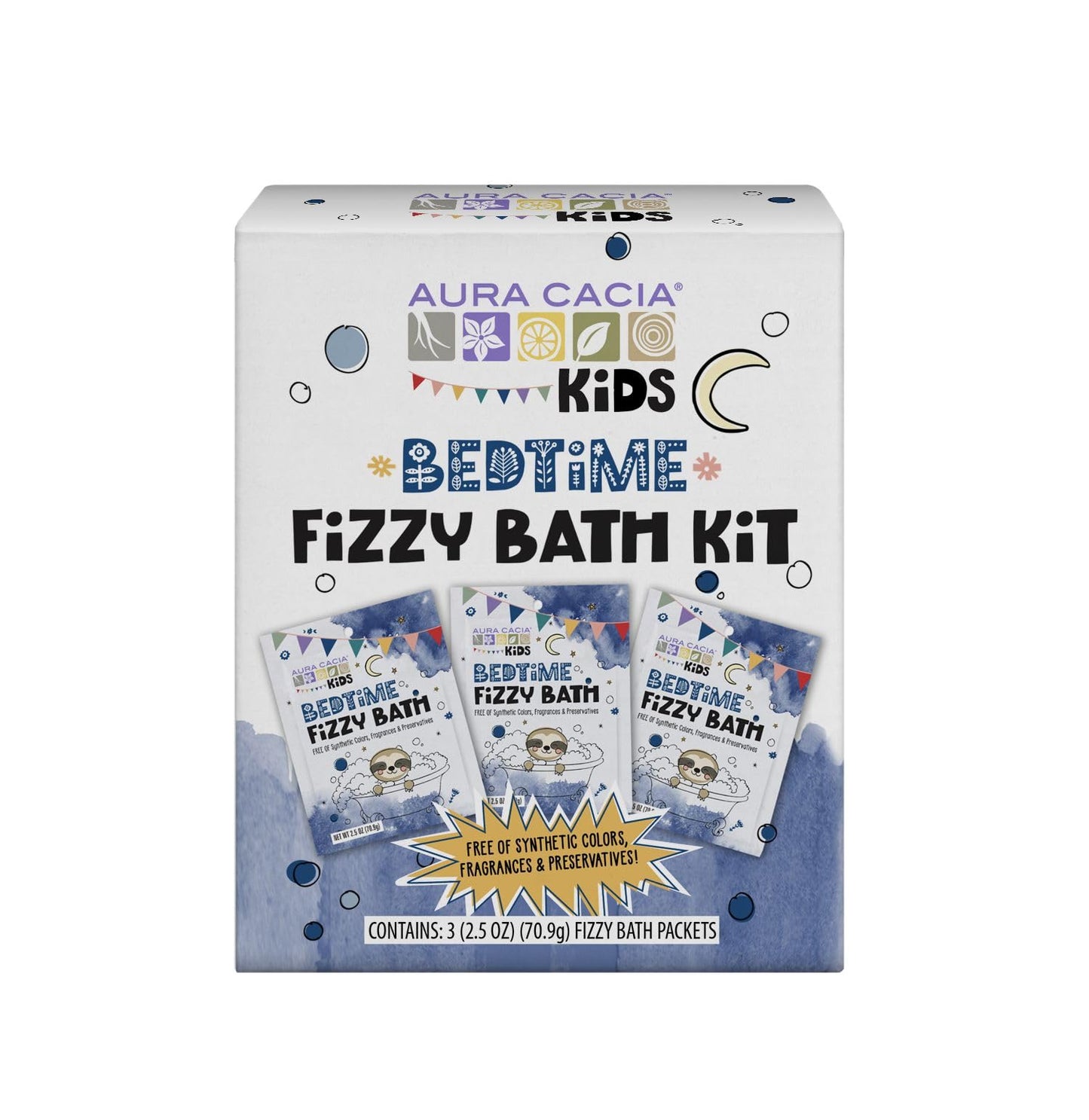 Aura Cacia Kids Bedtime Fizzy Bath Kit Beauty and Personal Care Aura Cacia