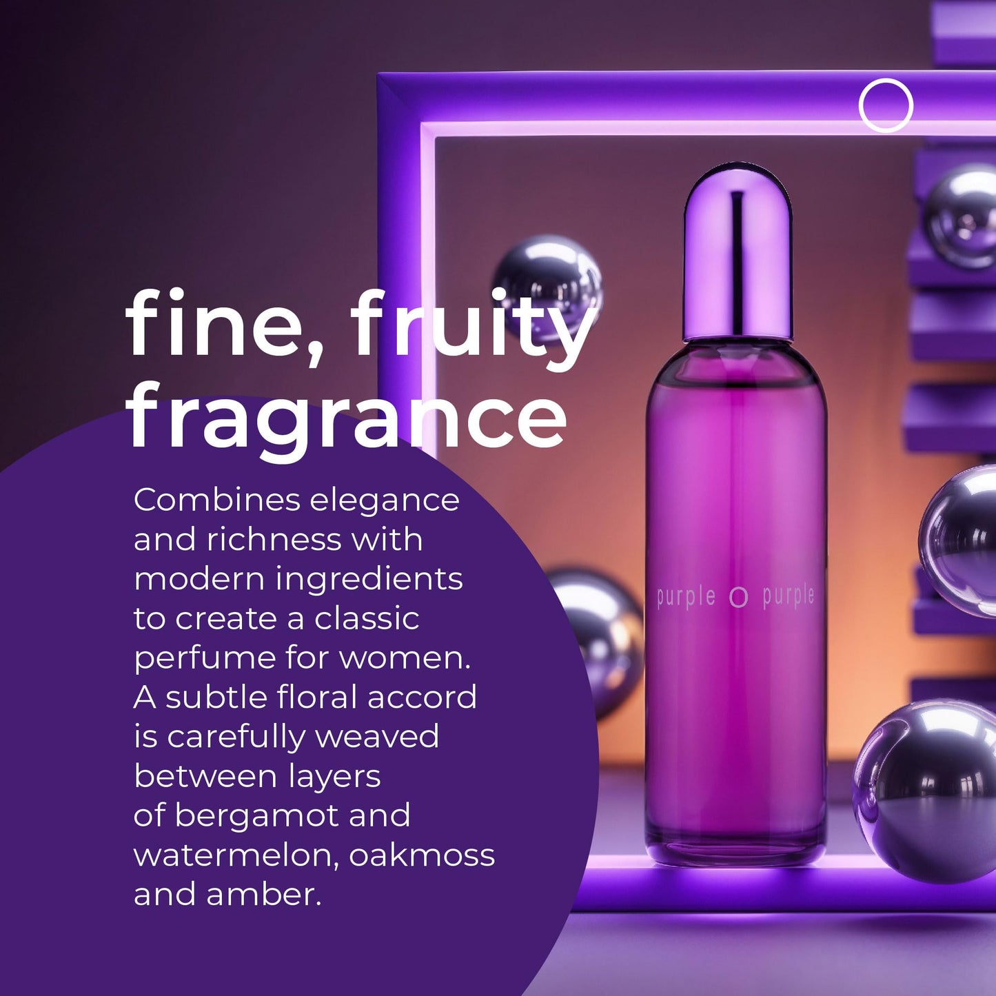 Colour Me Purple by Milton-Lloyd for Women - 3.4 oz EDP Spray Beauty & Personal Care COLOUR ME