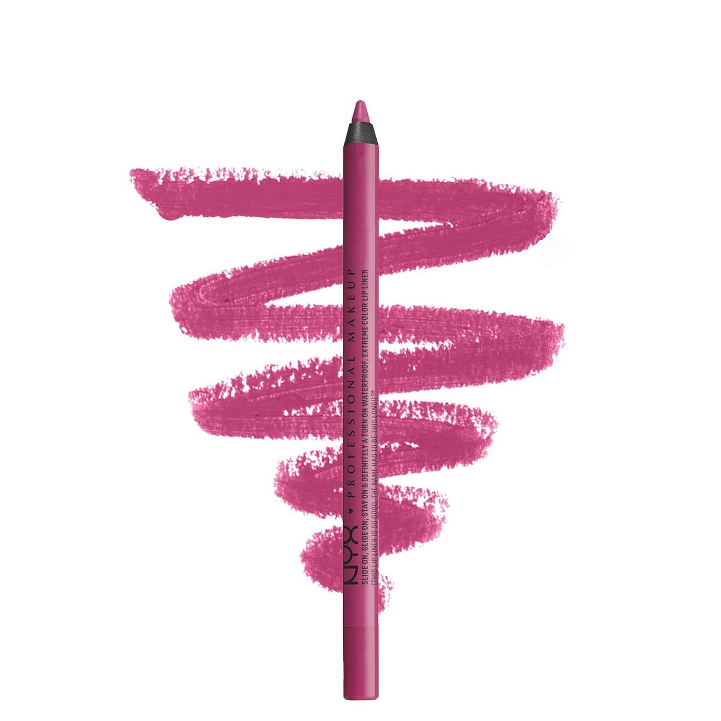 NYX PROFESSIONAL MAKEUP Slide On Lip Pencil, Lip Liner - Fluorescent (Magenta With Blue Undertone) Beauty & Personal Care NYX PROFESSIONAL MAKEUP