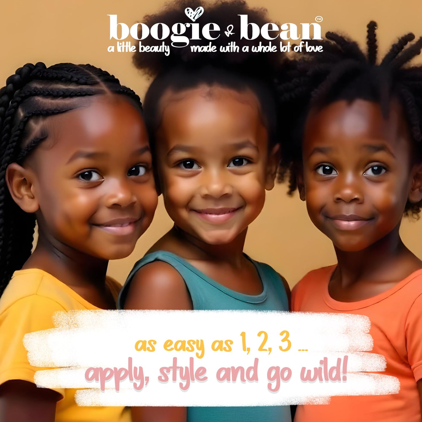 Boogie and Bean Hair Styling Creme or Pomade for Thick and Curly Hair Kids with Locs, Curls, Twists & Braids, Made with Natural Oils like Coconut Beauty & Personal Care Boogie and Bean