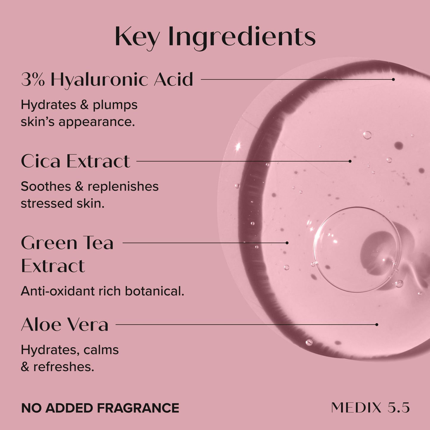 MEDIX 3% Concentrated Hyaluronic Acid Hydrating Gel Body Booster Dry Skin Moisturizer, Anti Aging Skin Care Booster For Restoring Skin Barrier Beauty & Personal Care Medix 5.5
