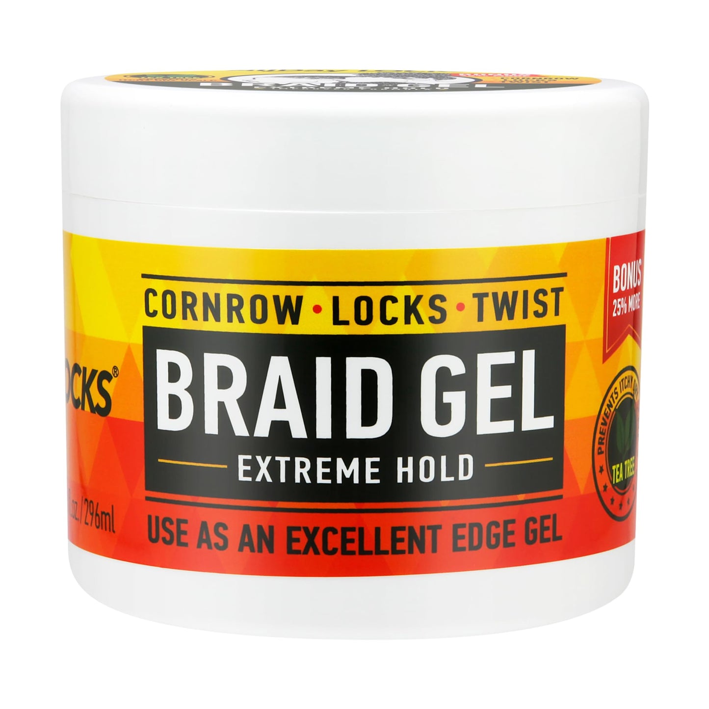 AllDay Locks Braid Gel Extreme Hold - Braiding Gel for Cornrows, Locks, & Twisting, Moisturizing Edge Control for Women and Men, Natural Formula Beauty & Personal Care AllDay Locks