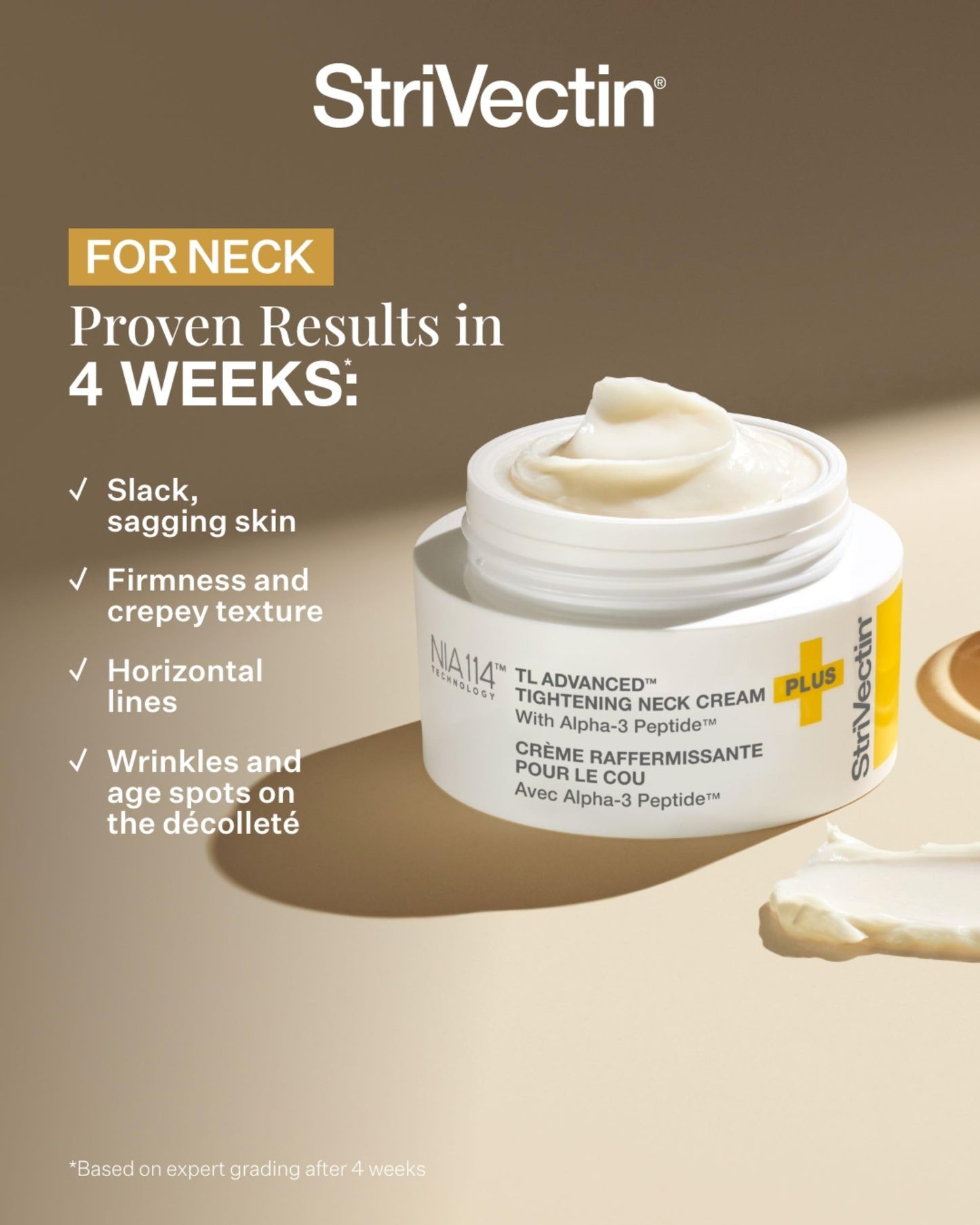 StriVectin TL Advanced Tightening Neck Cream PLUS - 1.0 oz - Tighten and Lift Neck Cream, Visibly Reduces Sagging and Crepey Skin, Improves Décolleté Beauty and Personal Care StriVectin