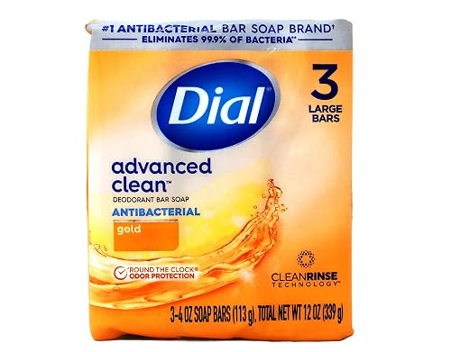 Dial 12402 4 oz. Gold Dial Antibacterial Soap Bars, 3 Pack Beauty & Personal Care Dial