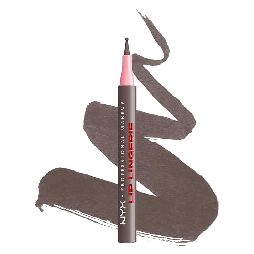 NYX PROFESSIONAL MAKEUP Lip Lingerie Liner Stain, Seamless Make Up with All-Day Color, Waterproof Lip Stain Finish - Wild Side (Deep Grey) Beauty & Personal Care NYX PROFESSIONAL MAKEUP
