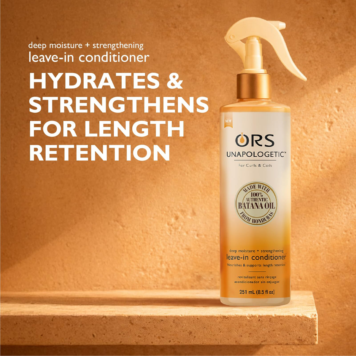 ORS Unapologetic Deep Moisture + Strengthening Leave-In Conditioner 8.5 Ounces