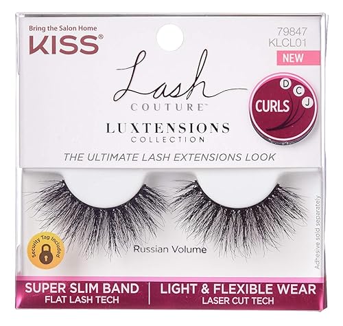 Kiss Lash Couture Luxtensions Russian Volume (Pack of 3) Beauty & Personal Care KISS