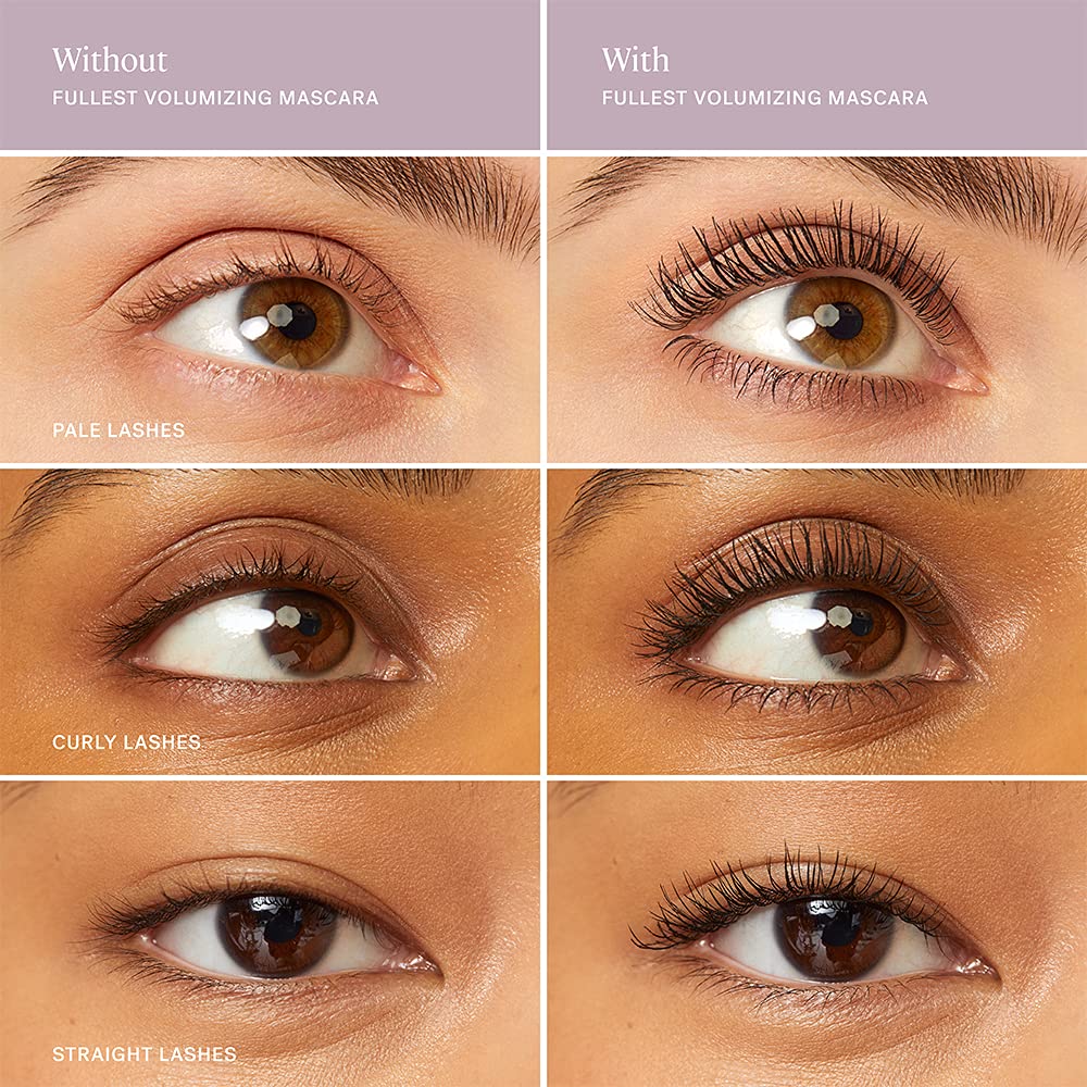 ILIA - Fullest Volumizing Mascara | Weightless, Buildable, Smudge + Flake-Free, Sensitive Eyes Safe | Full, Thick, Healthier Lashes | Non-Toxic Beauty & Personal Care ILIA