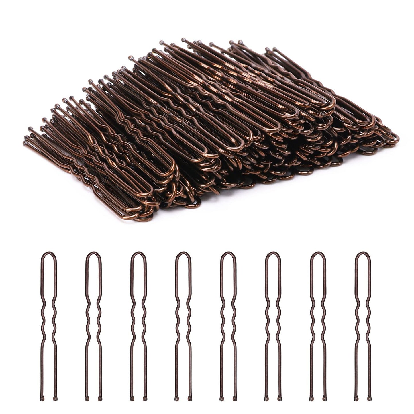 Cehony U Shaped Hair Pins, 200 Count Buns Waved Hair Pins for Updos with Box for Women Lady Girls Bobby Pins French Historical Hair Styling Pins Hair Beauty and Personal Care Cehony Default Title