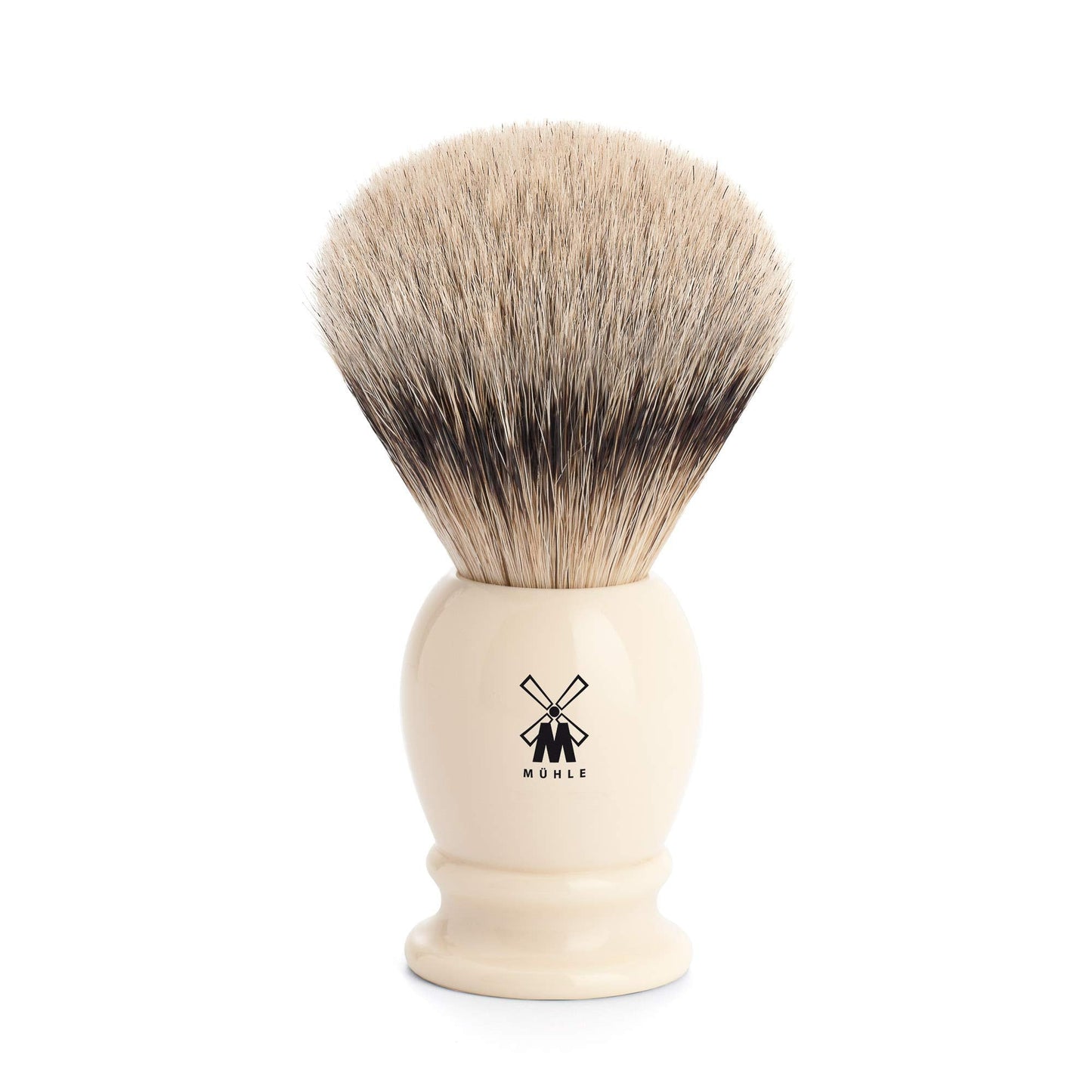 MÜHLE CLASSIC Silvertip Badger Shaving Brush for Men, Polished Resin Grip Beauty and Personal Care MÜHLE
