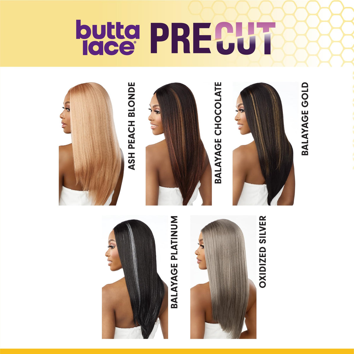 Sensationnel Butta Lace Precut Wig-Unit 24, ASHPEACHBLONDE