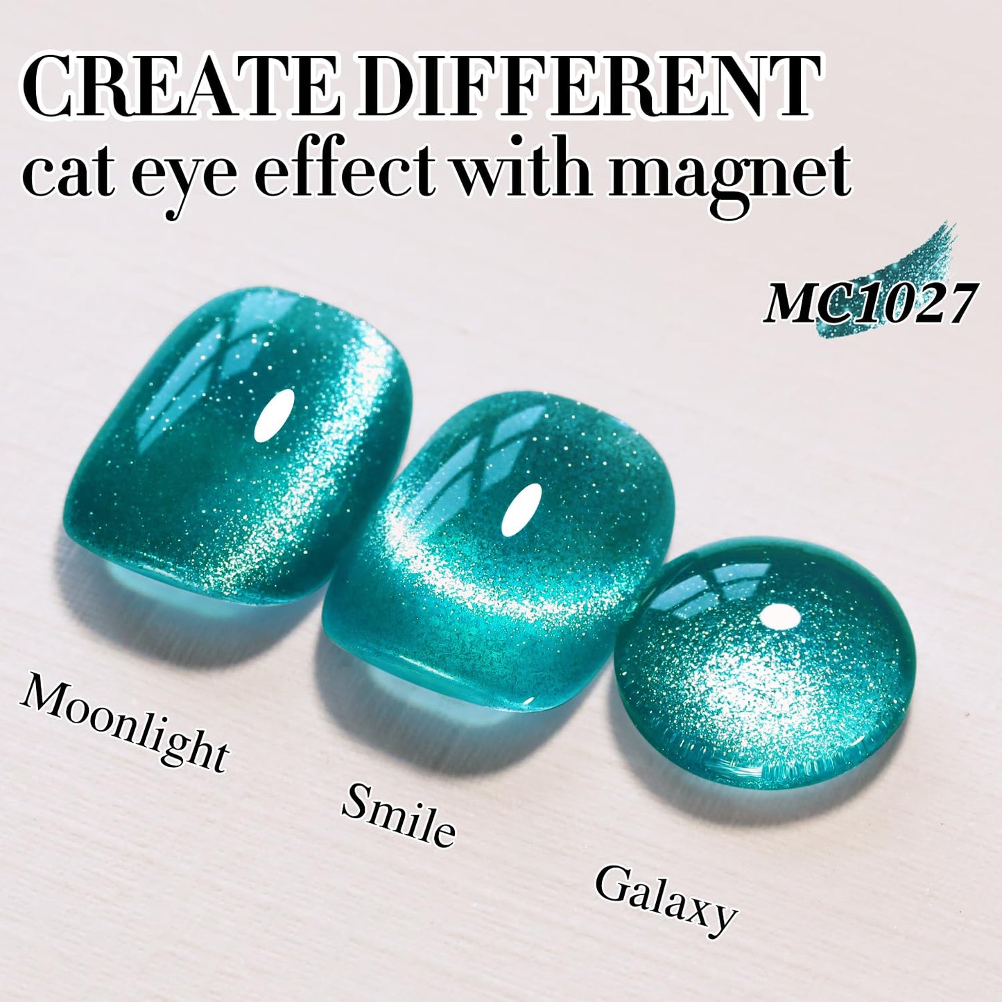 Double Rhythm 0.5 OZ Cat Eye Gel Polish with Magnet 15ML Holographic Glitter Shimmer Translucent Jelly Color Magnetic Gel Polish Salon DIY at Home Beauty and Personal Care Double Rhythm