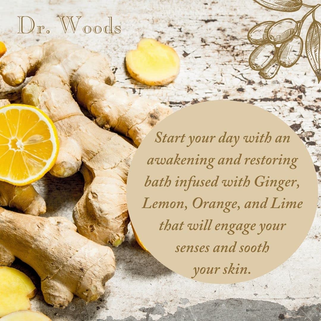 Dr. Woods Ginger Citrus Bar Soap with Jojoba Oil & Organic Shea Butter, 5.25 Ounce (Pack of 3) Beauty & Personal Care Dr. Woods