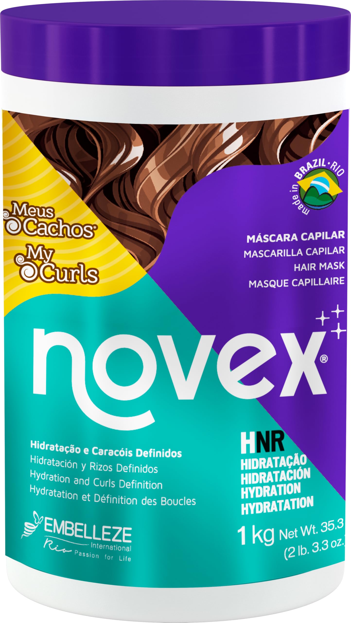 Novex My Curls Deep Conditioning Mask, 35 oz - Enhanced with a Mix of Oils and Cranberry Extract (Suitable for All Curls) Beauty & Personal Care NOVEX