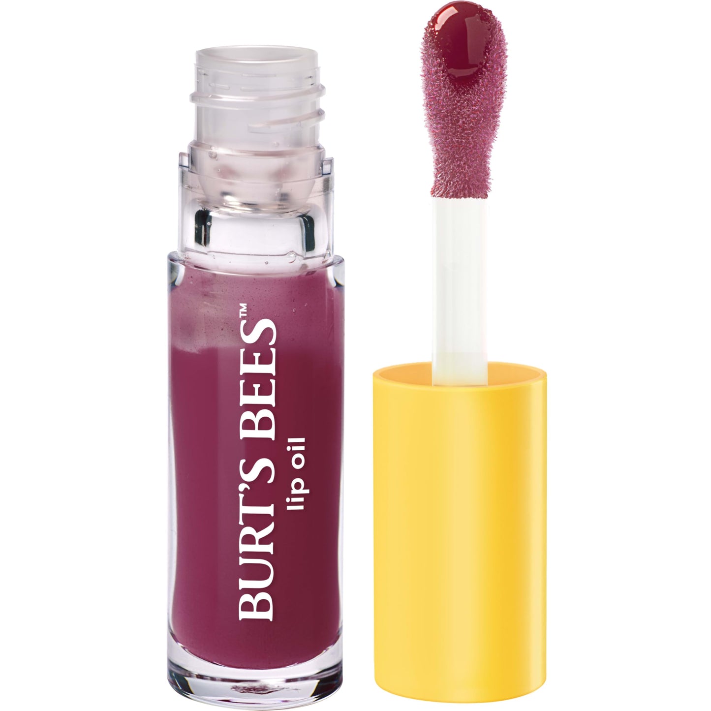 Burt's Bees Lip Oil Plum Twilight, Instant Hydration, Nourishes and Softens Lips, Sheer Wash of Color, High Shine Finish, Responsibly Sourced Jojoba Beauty and Personal Care Burt's Bees