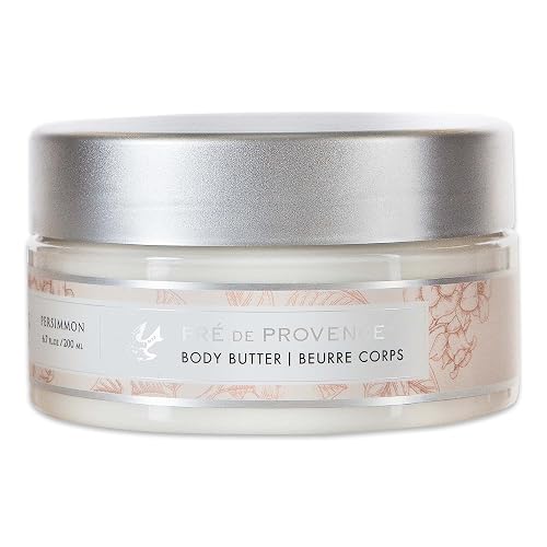 Pre de Provence Collection Shea Butter Enriched Body Butter Soothing & Hydrating Emollient Cream Body Moisturizer for Women, 6.7 Fl Oz, Persimmon Beauty & Personal Care Pre de Provence