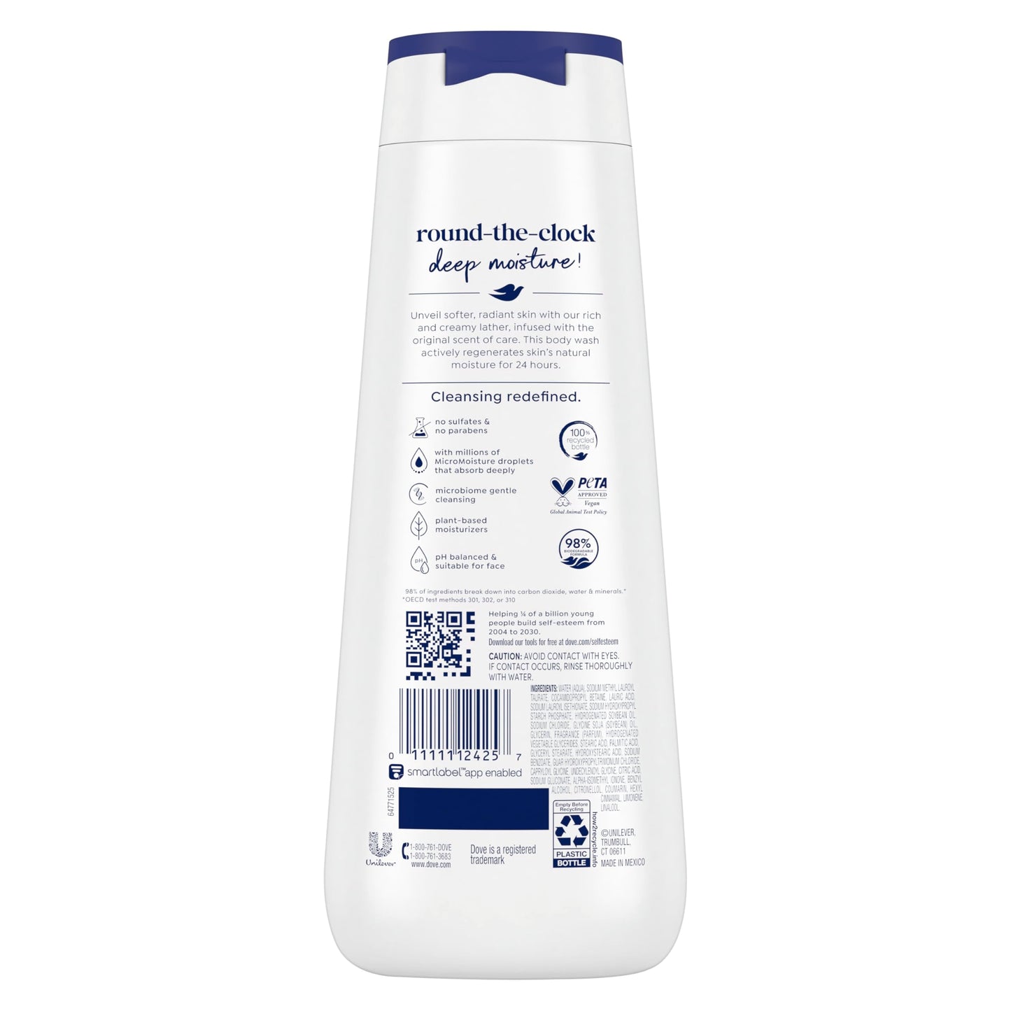 Dove Body Wash Deep Moisture For 24hr Lotion-Soft Skin Moisturizing Skin Cleanser with No Sulfates No Parabens 20 oz Beauty & Personal Care Dove