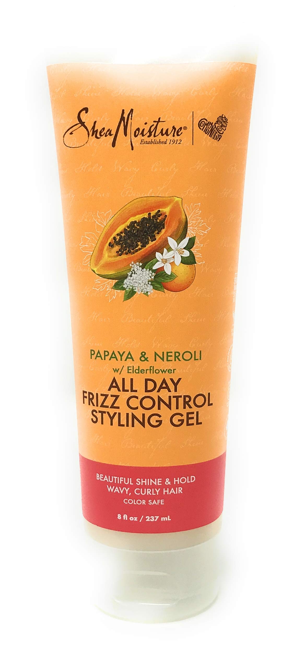 Shea Moisture, All Day Frizz Control Styling Gel Papaya & Neroli, 8 Ounce Beauty & Personal Care Shea Moisture