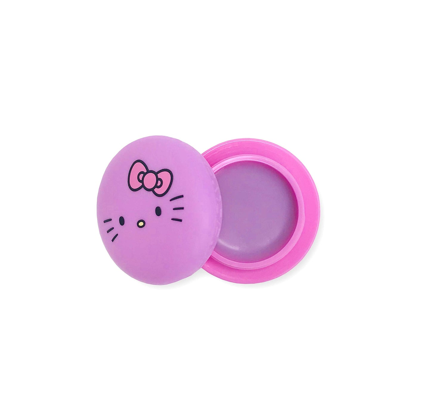 The Crème Shop x Sanrio Hello Kitty Macaron Lip Balm (Hello Kitty Unicorn Rainbow Sherbert) Korean Cute Scented Pocket Portable Soothing Advanced Beauty and Personal Care The Crème Shop