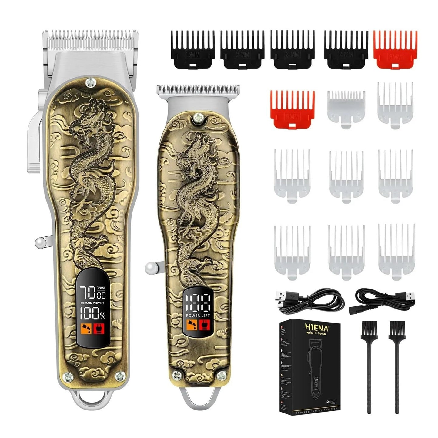 EWKYLSEM Razors HIENA HYN-I012 Electric Hair Clipper Set Professional Hair Trimmer for Men Adjustable Beard & Hair Clipper Electric Barber Hair(Dragon Beauty and Personal Care EWKYLSEM