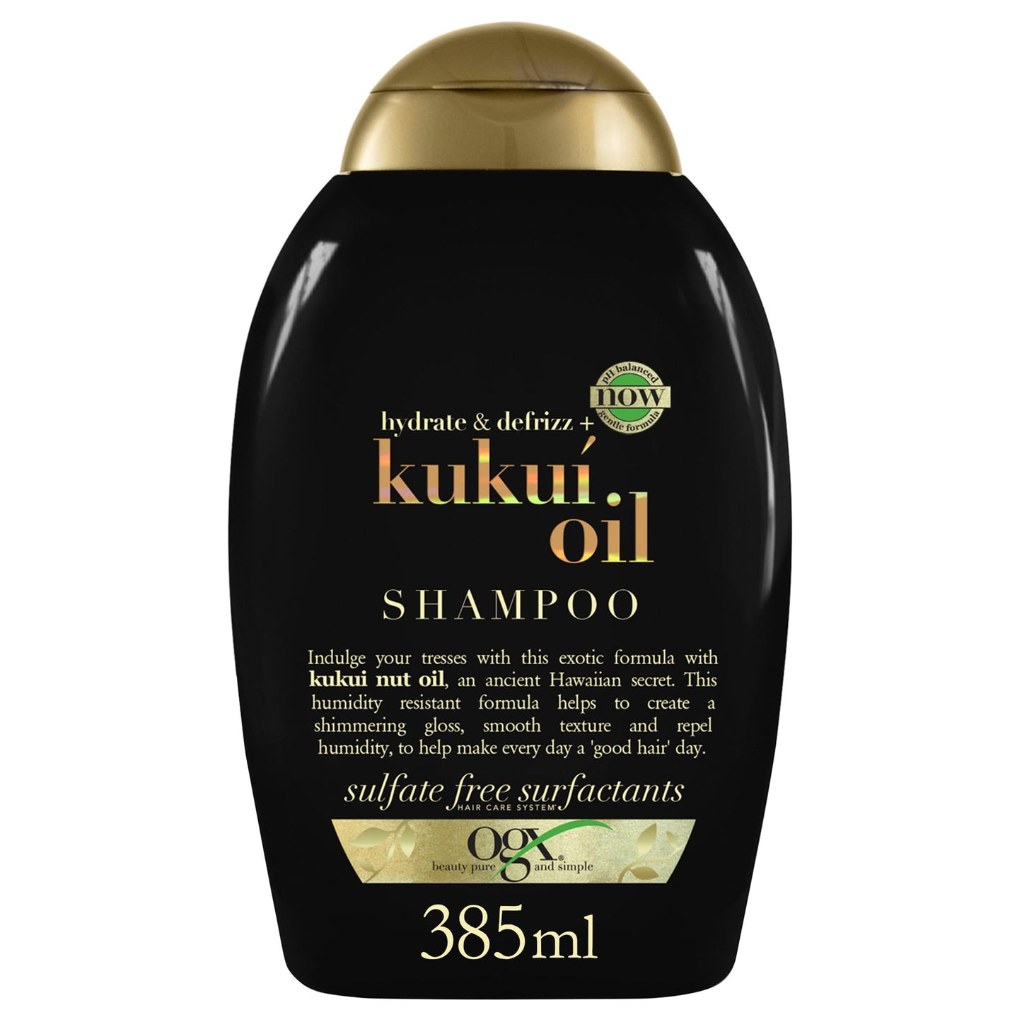OGX Hydrate + Defrizz Kukui Oil Shampoo, 13 Ounce Beauty & Personal Care OGX