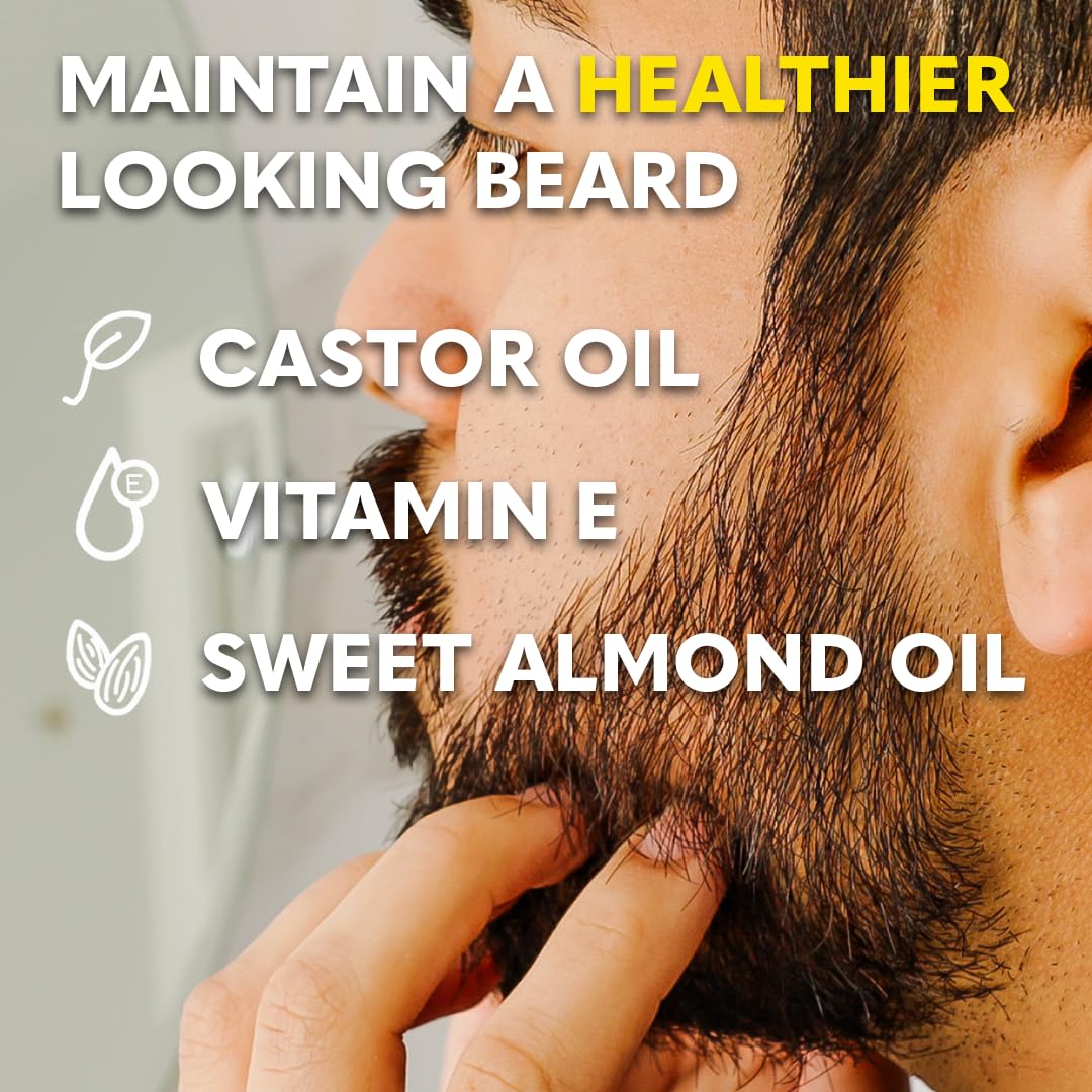The Beard Club Beard Kit for Men - Grooming & Care Kit - Cedar & Sandalwood Oil, Sandalwood Balm, Boar Bristle Brush, Comb, Trimming Scissors - Dad Beauty and Personal Care The Beard Club