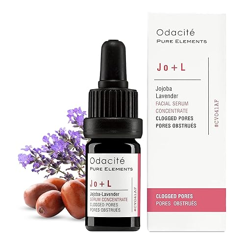 Odacité Acne Serum Concentrate for Face, Pore Cleanser Facial Oil for Skincare with Jojoba + Lavender - Clogged Pores Facial Serum Concentrate Beauty & Personal Care ODACITE