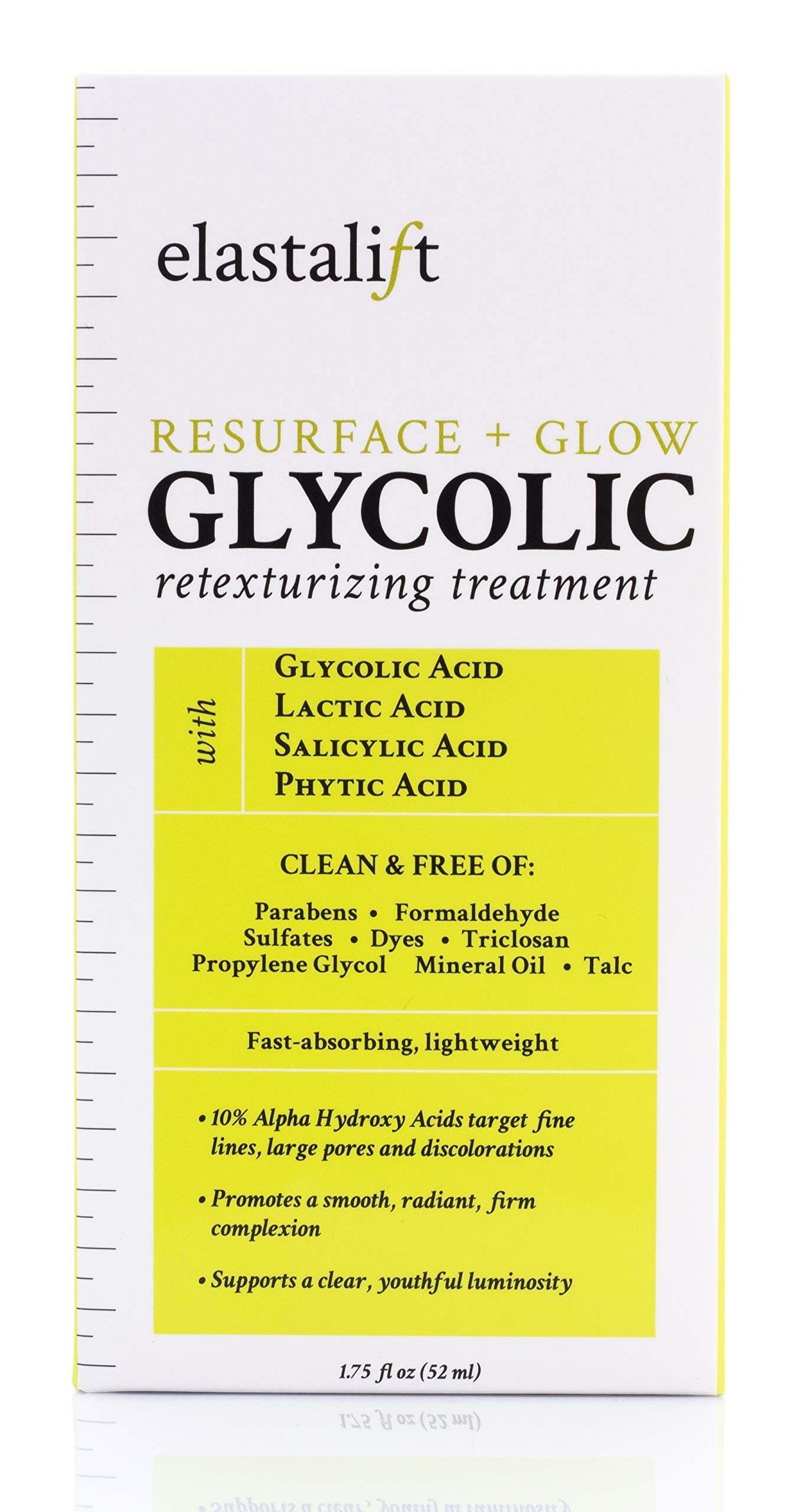 Elastalift Resurfacing Glycolic Acid Facial Peel Serum, Anti-Aging Dark Spot Corrector Facial Peel Reduces Enlarged Pores, Minimizes Fine Lines Beauty & Personal Care Elastalift