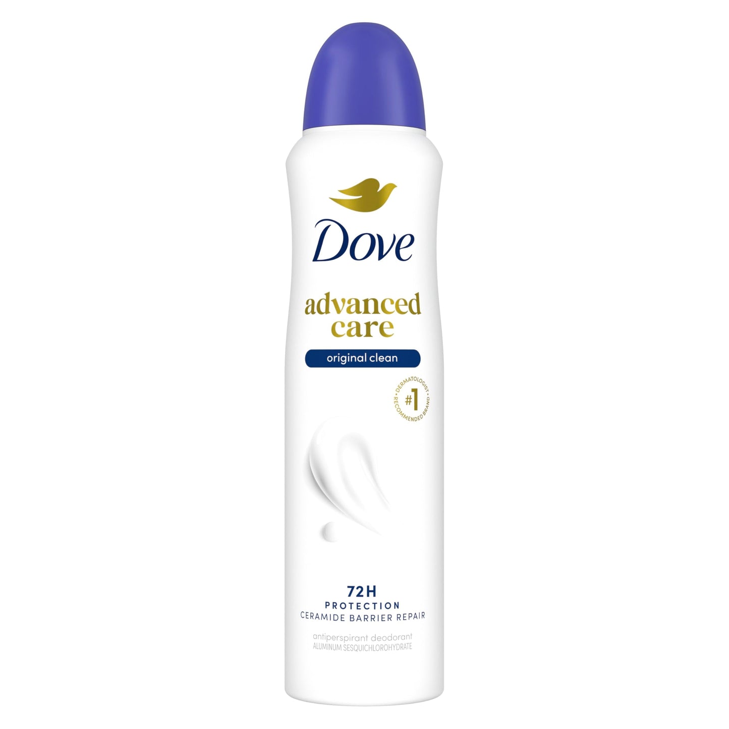 Dove Advanced Care Antiperspirant Deodorant Spray Original Clean Antiperspirant deodorant for helping repair skin barrier after shaving 72-hour Beauty and Personal Care Dove