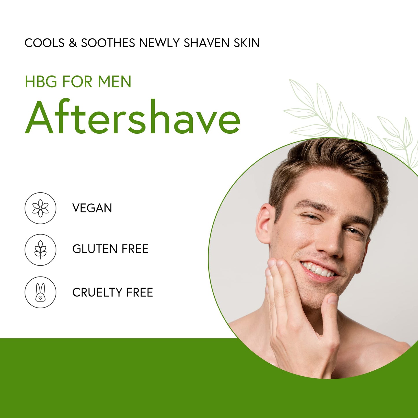 Honeybee Gardens Soothe & Refresh Herbal Aftershave with Aloe & Witch Hazel for Men - Unfragranced - The perfect blend for an all natural clean shave Beauty & Personal Care Honeybee Gardens