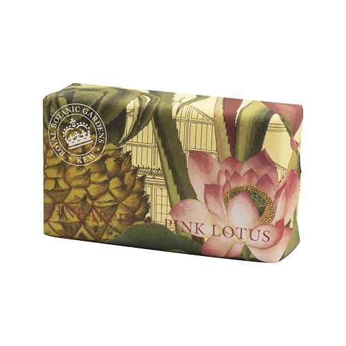 Royal Botanical Gardens, Kew Pineapple & Pink Lotus Shea Butter Soap, 240g Beauty & Personal Care The English Soap Company