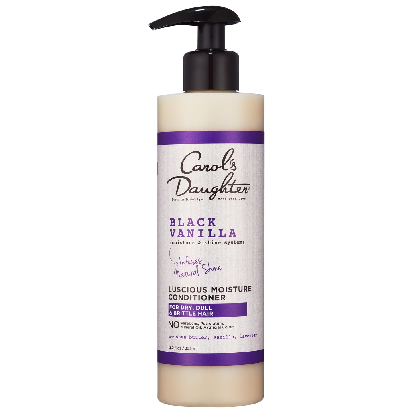 Carol's Daughter Black Vanilla Moisture Sulfate Free Conditioner for Curly, Wavy or Natural Hair, Moisturizing Hair Care for Dry, Damaged Hair, 12 Fl Beauty & Personal Care Carol's Daughter